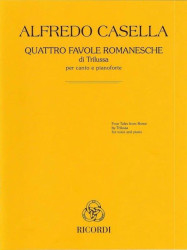 Alfredo Casella: Quattro favole romanesche di Trilussa (noty na klavír, zpěv)