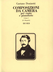 Gaetano Donizetti: Composizioni Da Camera 1 (noty na klavír, zpěv)