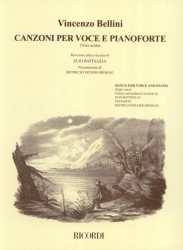 Vincenzo Bellini: Canzoni per voce e pianoforte (noty na klavír, zpěv)