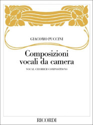 Giacomo Puccini: Composizioni vocali da camera (noty na klavír, zpěv)