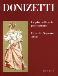 Gaetano Donizetti: Le piu belle arie per soprano (noty na klavír, zpěv)