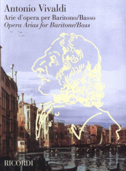 Antonio Vivaldi: Arie D'Opera per Baritono/Basso (noty na klavír, zpěv)