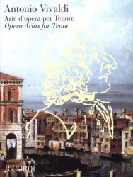 Antonio Vivaldi: Arie D'Opera per Tenore (noty na klavír, zpěv)