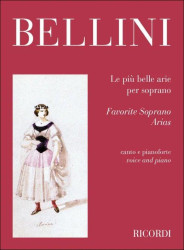 Vincenzo Bellini: Le piu belle arie per soprano (noty na klavír, zpěv)