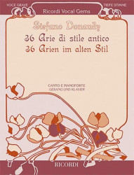 Stefano Donaudy: 36 Arien im Alten Stil - Tiefe Stimme (noty na klavír, zpěv)