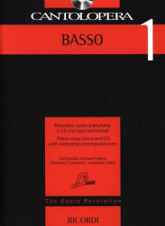 Cantolopera 1 - Basso (noty na klavír, zpěv)(+audio)