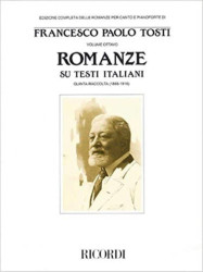 Francesco Paolo Tosti: Romanze (noty na klavír, zpěv)