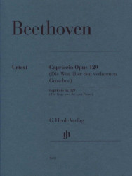 Ludwig van Beethoven: Capriccio op. 129 - The Rage over the Lost Penny (noty na klavír)