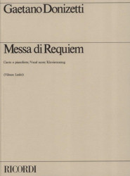 Gaetano Donizetti: Messa Di Requiem (noty na klavír, zpěv)