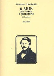 Gaetano Donizetti: 6 Arie (noty na klavír, zpěv)