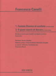 Francesco Cavalli: 6 Pezzi Vocali Sacri 1 (noty na klavír, zpěv)