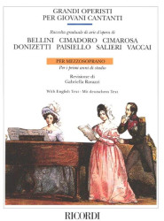 Grandi Operisti Per Giovani Cantanti Per Mezzosoprano (noty na klavír, zpěv)