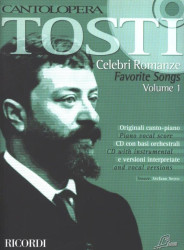 Francesco Paolo Tosti: Cantolopera - Celebri Romanze Vol. 1 (noty na klavír, zpěv)(+audio)