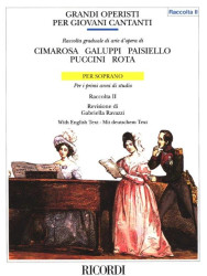 Grandi Operisti Per Giovani Cantanti Per Soprano Vol. 2 (noty na klavír, zpěv)