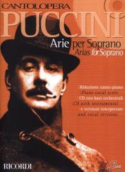 Giacomo Puccini: Cantolopera - Arie Per Soprano Vol. 1 (noty na klavír, zpěv)(+audio)