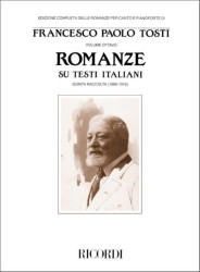 Francesco Paolo Tosti: Romanze Su Testi Italiani V (noty na klavír, zpěv)