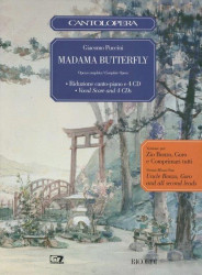 Giacomo Puccini: Cantolopera - Madame Butterfly (noty na klavír, zpěv)(+audio)