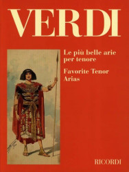 Giuseppe Verdi: Le Piu' Belle Arie Per Tenore (noty na klavír, zpěv)