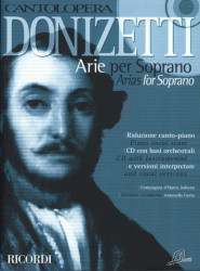 Gaetano Donizetti: Cantolopera - Donizetti Arie Per Soprano (noty na klavír, zpěv)(+audio)