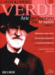 Giuseppe Verdi: Cantolopera - Verdi Arie Per Soprano 2 (noty na klavír, zpěv)(+audio)
