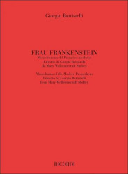 Giorgio Battistelli: Frau Frankenstein (noty, partitura)