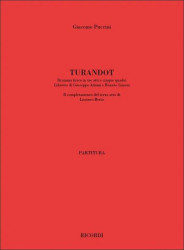 Giacomo Puccini: Turandot (noty, partitura)
