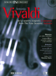 Antonio Vivaldi: Soloist In Concert - Autumn (noty na housle, klavír)(+audio)