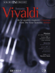 Antonio Vivaldi: Soloist In Concert - Winter (noty na housle, klavír)(+audio)