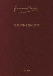 Giacomo Puccini: Manon Lescaut (noty, partitura)