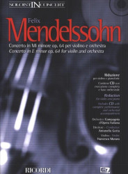 Felix Mendelssohn: Soloist In Concert - Concerto In E minor Op. 64 (noty na housle, klavír)(+audio)