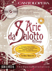 Cantolopera: Arie Da Salotto Vol. 1 - per Voce Media (noty na klavír, zpěv)(+audio)