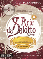 Cantolopera: Arie Da Salotto Vol. 2 - per Voce Media (noty na klavír, zpěv)(+audio)
