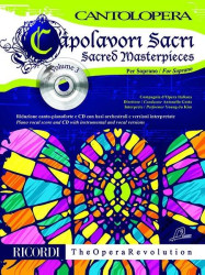 Cantolopera: Sacred Masterpieces - Soprano Vol. 3 (noty na klavír, zpěv)(+audio)