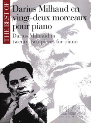 Best of Darius Milhaud (noty na klavír)