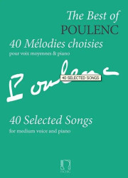 Best of Francis Poulenc - Medium Voice (noty na klavír, zpěv)