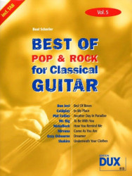 Best of Pop & Rock for Classical Guitar Vol. 5 (noty, tabulatury na klasickou kytaru)
