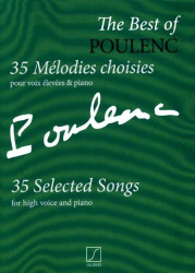 Best of Francis Poulenc - High Voice (noty na klavír, zpěv)