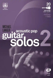 Acoustic Pop Guitar Solos 2 (noty na klasickou kytaru)(+audio)