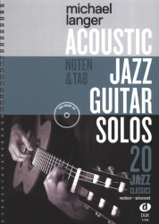 Acoustic Jazz Guitar Solos (noty na klasickou kytaru)(+audio)