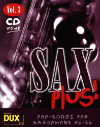 Sax Plus! Vol. 3 (noty na alt/tenorsaxofon)(+audio)