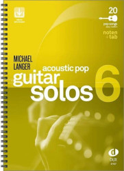 Acoustic Pop Guitar Solos 6 (noty na klasickou kytaru)(+audio)