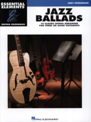 Essential Elements Guitar Ensemble: Jazz Ballads (noty pro kytarový soubor, partitury)