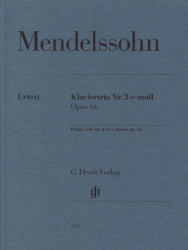 Felix Mendelssohn: Piano Trio No. 2 in C minor op. 66 (noty na housle, violoncello, klavír)