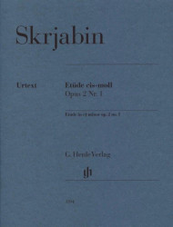 Alexandr Skrjabin: Etude in C minor op. 2/1 (noty na klavír)