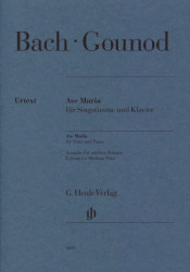 Charles Gounod /Johann Sebastian Bach: Ave Maria - Medium Voice (noty na klavír, zpěv)
