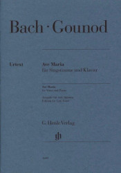 Charles Gounod /Johann Sebastian Bach: Ave Maria - Low Voice (noty na klavír, zpěv)